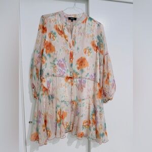 SUN RISE BUTTON DOWN MINI DRESS